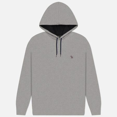 Мужская толстовка Paul Smith Zebra Logo Regular Hoodie, цвет серый
