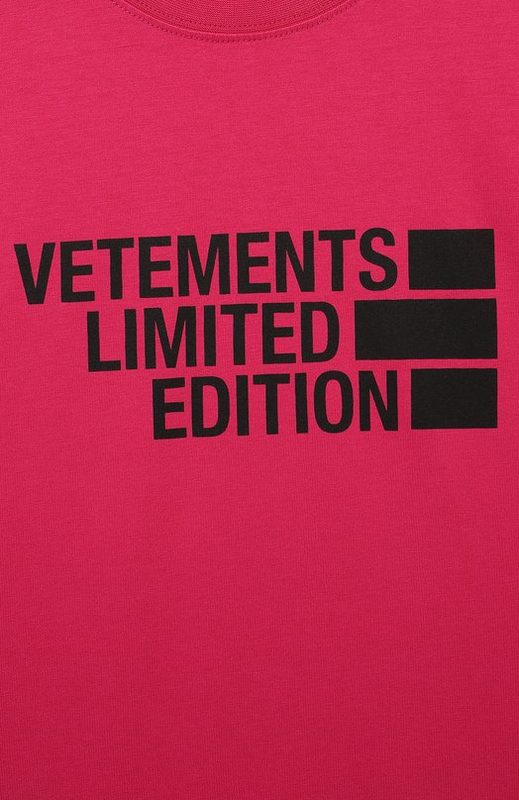 Хлопковая футболка VETEMENTS 3