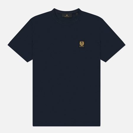 Мужская футболка Belstaff Crew Neck, цвет синий