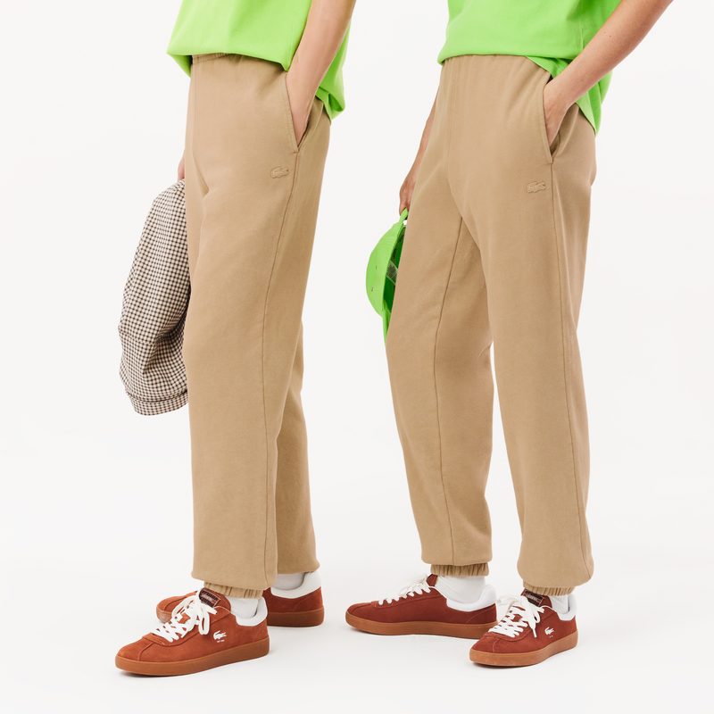 Спортивные хлопковые брюки Lacoste унисекс 4
