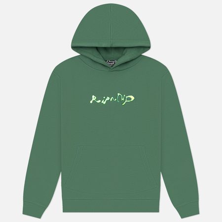 Мужская толстовка RIPNDIP Slime Hoodie, цвет оливковый