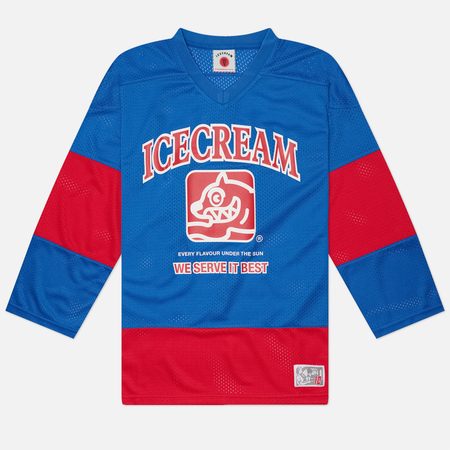 Мужской лонгслив ICECREAM Team Hockey, цвет синий