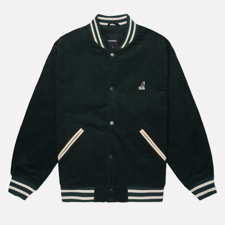 Мужская куртка бомбер Kangol Corduroy Varsity, цвет зелёный