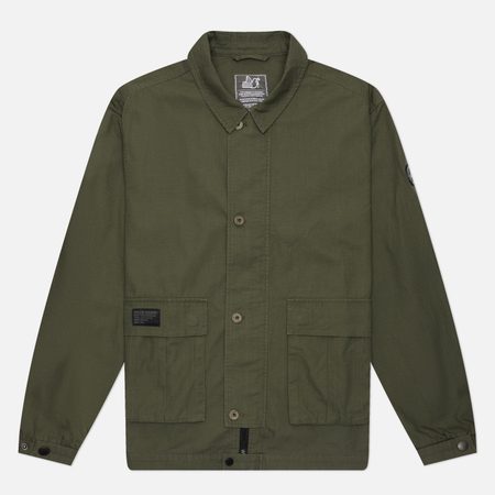 Мужская рубашка Peaceful Hooligan Bluff Overshirt, цвет оливковый