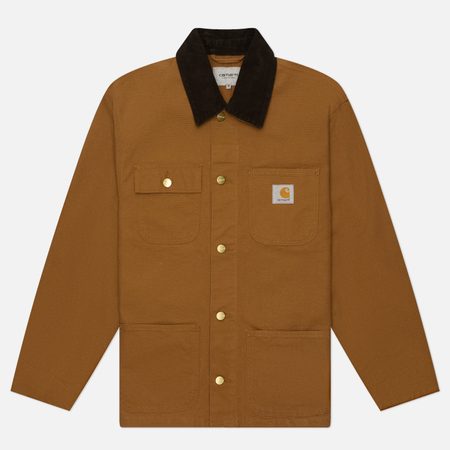Мужская куртка ветровка Carhartt WIP Michigan Coat Summer, цвет коричневый