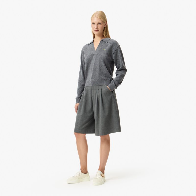 Женский шерстяной свитер Lacoste 5