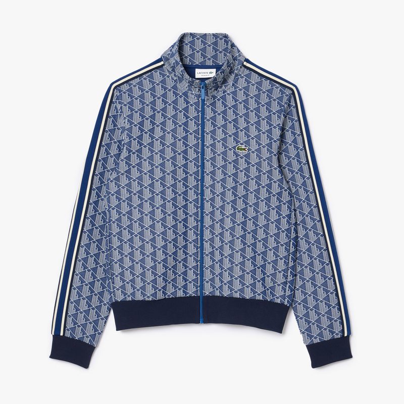 Мужская жаккардовая толстовка Lacoste PARIS с монограммой 5