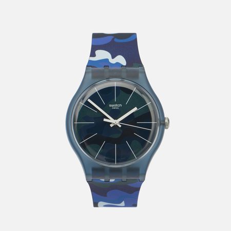 Наручные часы Swatch Camouclouds, цвет синий