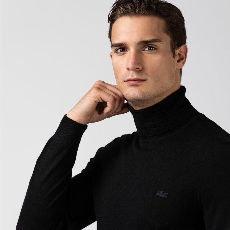 Мужская водолазка Lacoste из мериносовой шерсти 5
