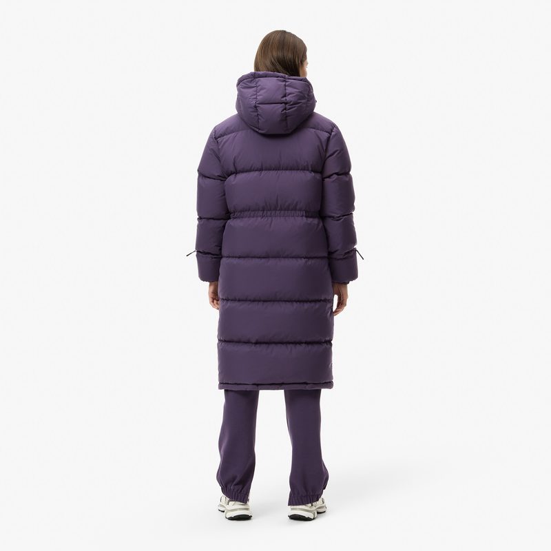 Женская парка Lacoste с капюшоном 2