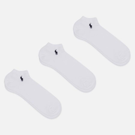 Комплект носков Polo Ralph Lauren Mini Pony Ghost 3-Pack, цвет белый