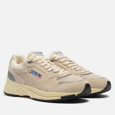 Мужские кроссовки Autry Hyperway Low Suede/Mesh, цвет бежевый