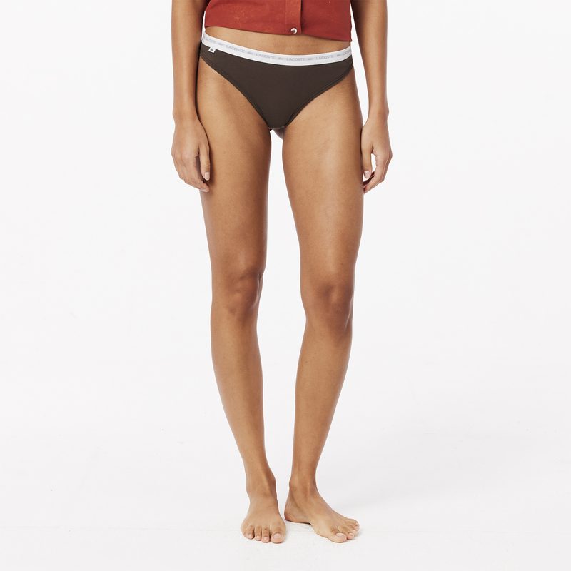 Женские трусы Lacoste из эластичного хлопка (3шт.) 5