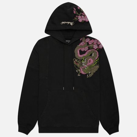 Мужская толстовка maharishi Sakura Tugihagi Hoodie, цвет чёрный