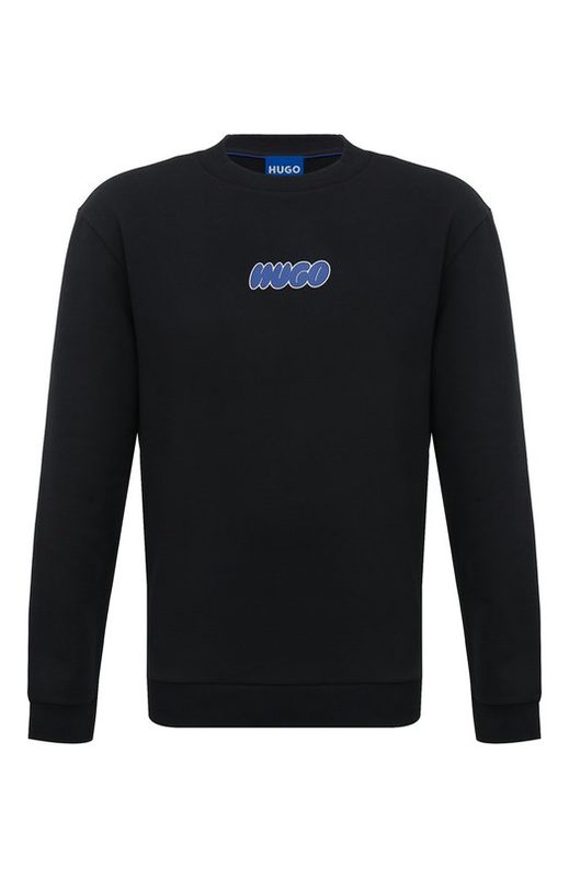 Хлопковый свитшот HUGO Blue