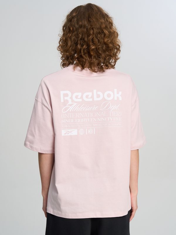 Футболка женская Reebok Boxy, Розовый 2