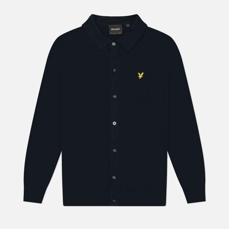 Мужской свитер Lyle & Scott Cotton Knitted, цвет синий