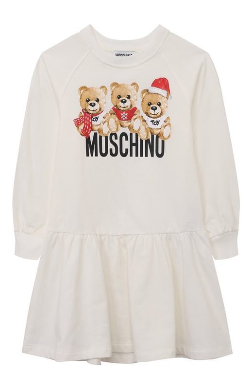 Хлопковое платье Moschino