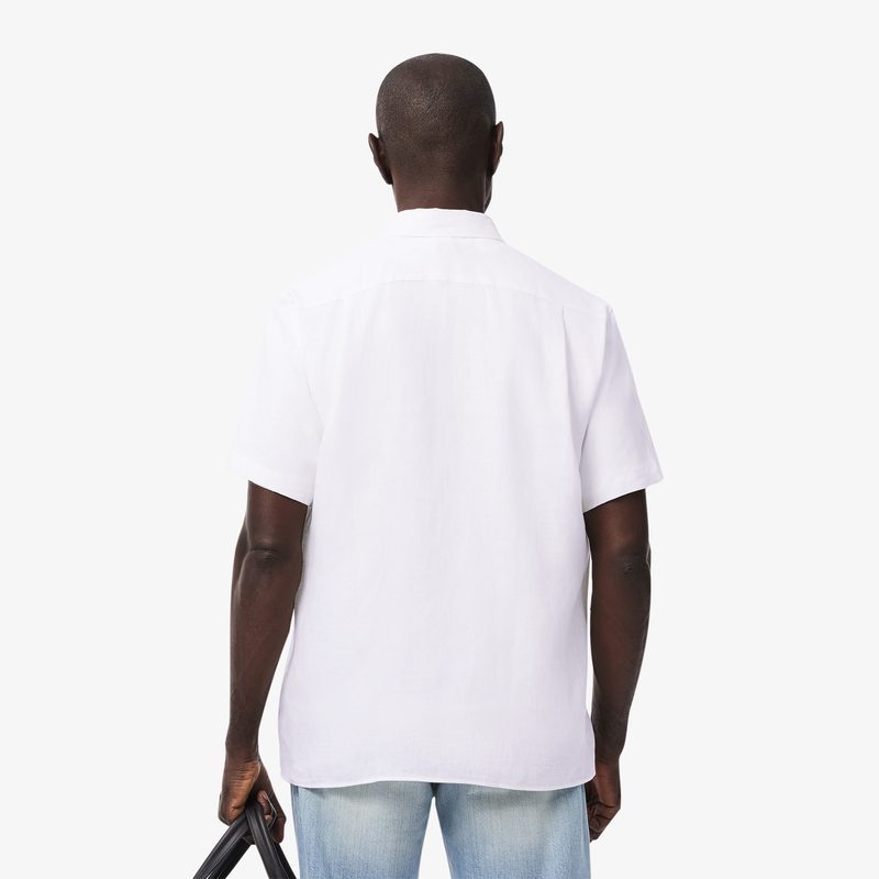 Мужская льняная рубашка Lacoste 2