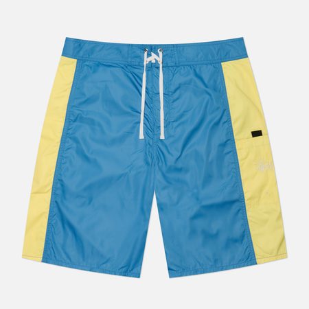 Мужские шорты Stussy Panelled Board, цвет синий