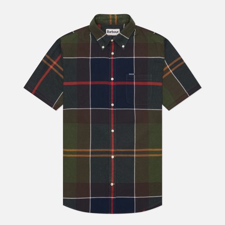 Мужская рубашка Barbour Douglas Tailored, цвет зелёный