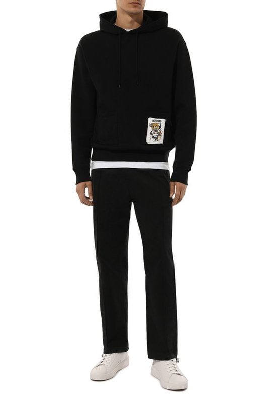 Хлопковое худи Moschino 2