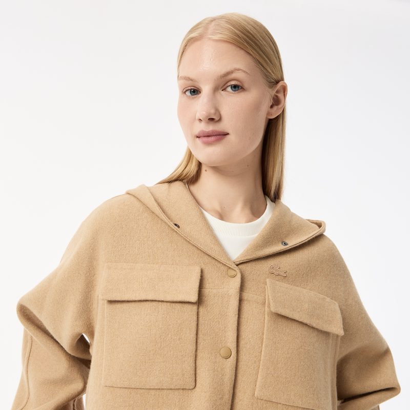 Женская куртка Lacoste из овечьей шерсти 3