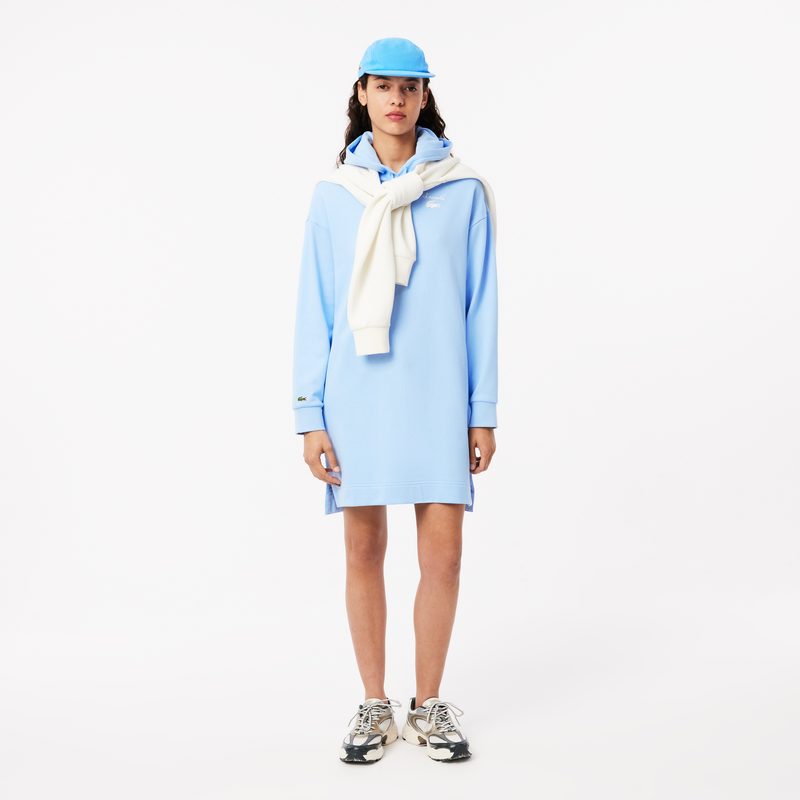 Женское платье-толстовка Lacoste с флисом 4