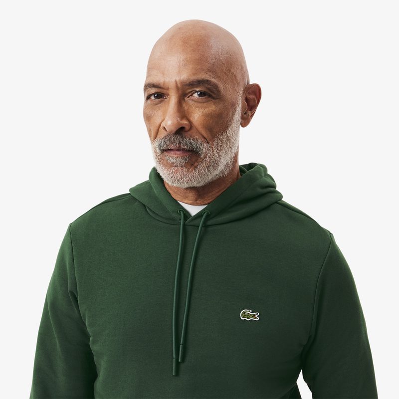 Мужское худи Lacoste классического кроя с флисом 3