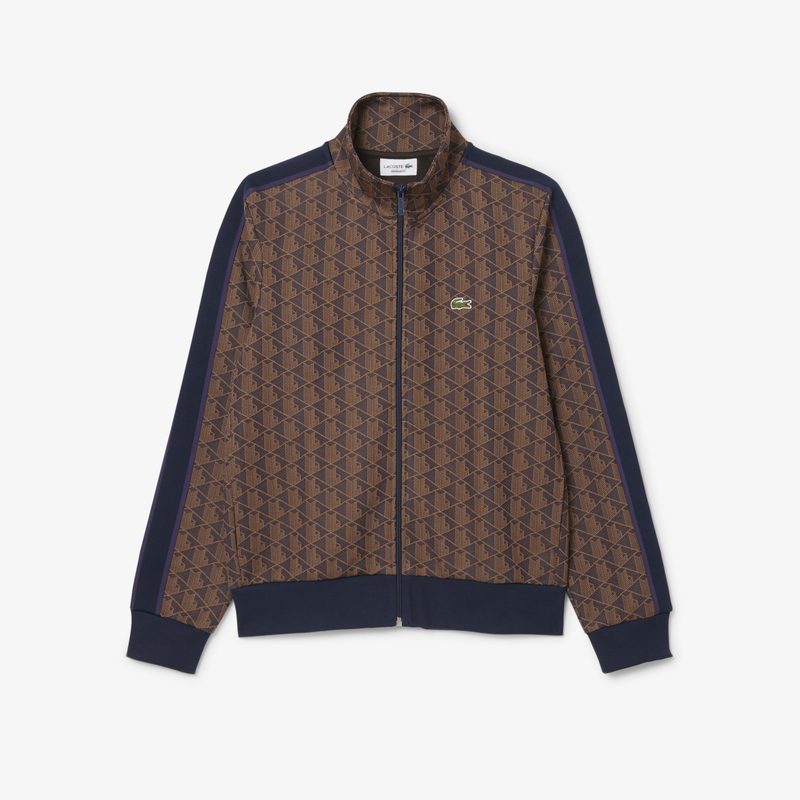 Мужская жаккардовая толстовка Lacoste PARIS с монограммой 5