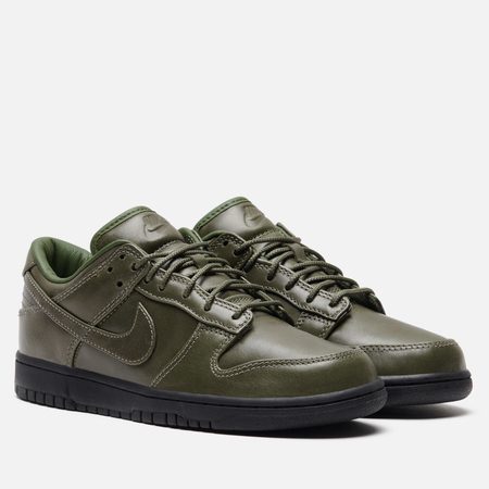 Кроссовки Nike Dunk Low Retro Premium QS, цвет оливковый