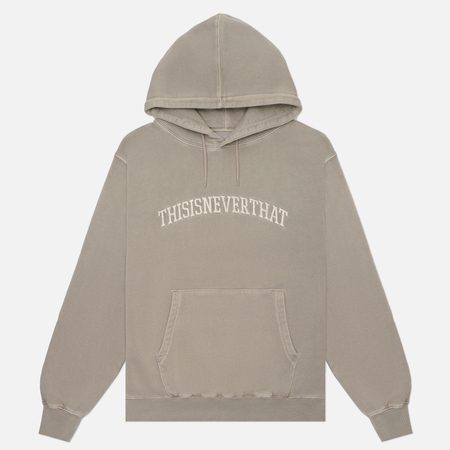Мужская толстовка thisisneverthat Arch-Logo Regular Fit Hoodie, цвет бежевый