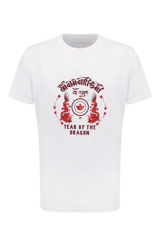 Хлопковая футболка Maharishi