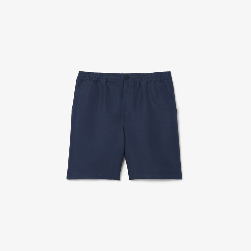 Мужские шорты Lacoste из смеси льна и вискозы 5