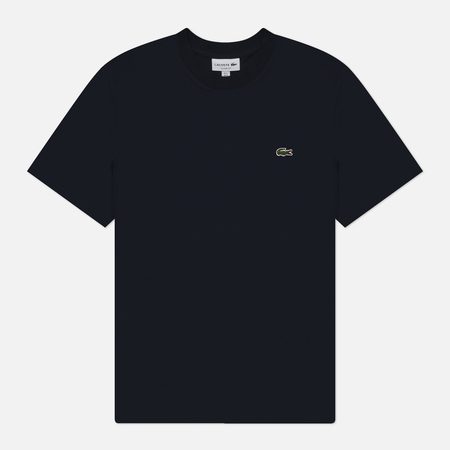 Мужская футболка Lacoste Classic Fit Embroidered Crocodile, цвет синий