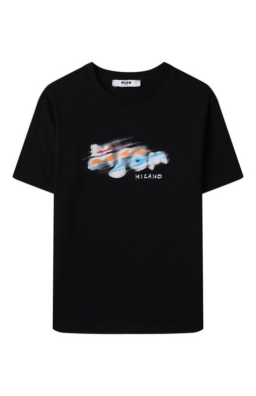 Хлопковая футболка MSGM kids