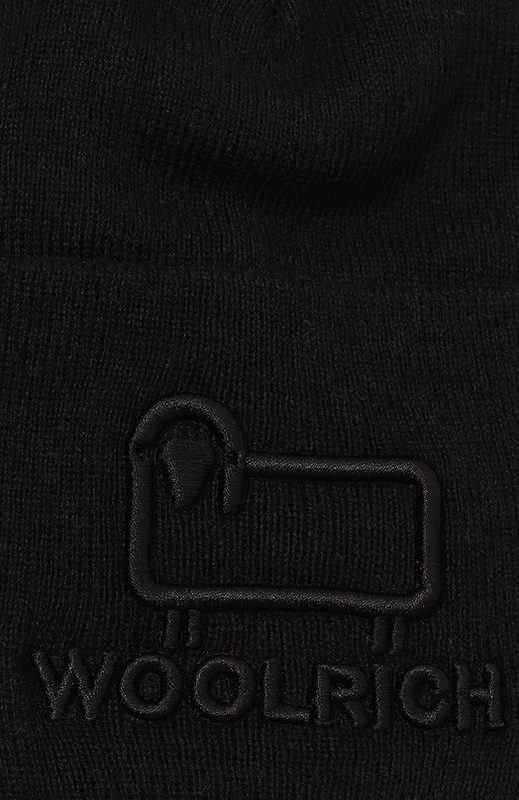Шапка из хлопка и шерсти Woolrich 4