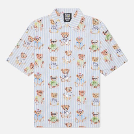 Мужская рубашка MARKET Teddy Striped, цвет голубой