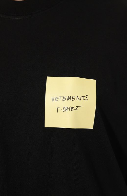 Хлопковая футболка VETEMENTS 5
