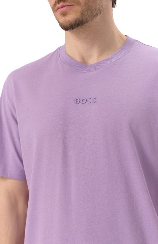 Хлопковая футболка BOSS Green 5