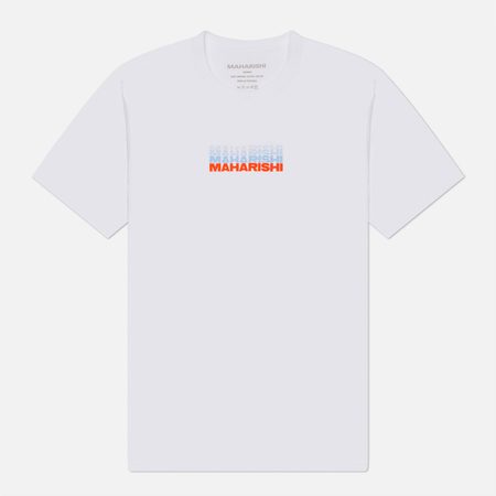 Мужская футболка maharishi Pax Cultura Print, цвет белый
