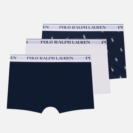 Комплект мужских трусов Polo Ralph Lauren Classic Trunk 3-Pack, цвет комбинированный